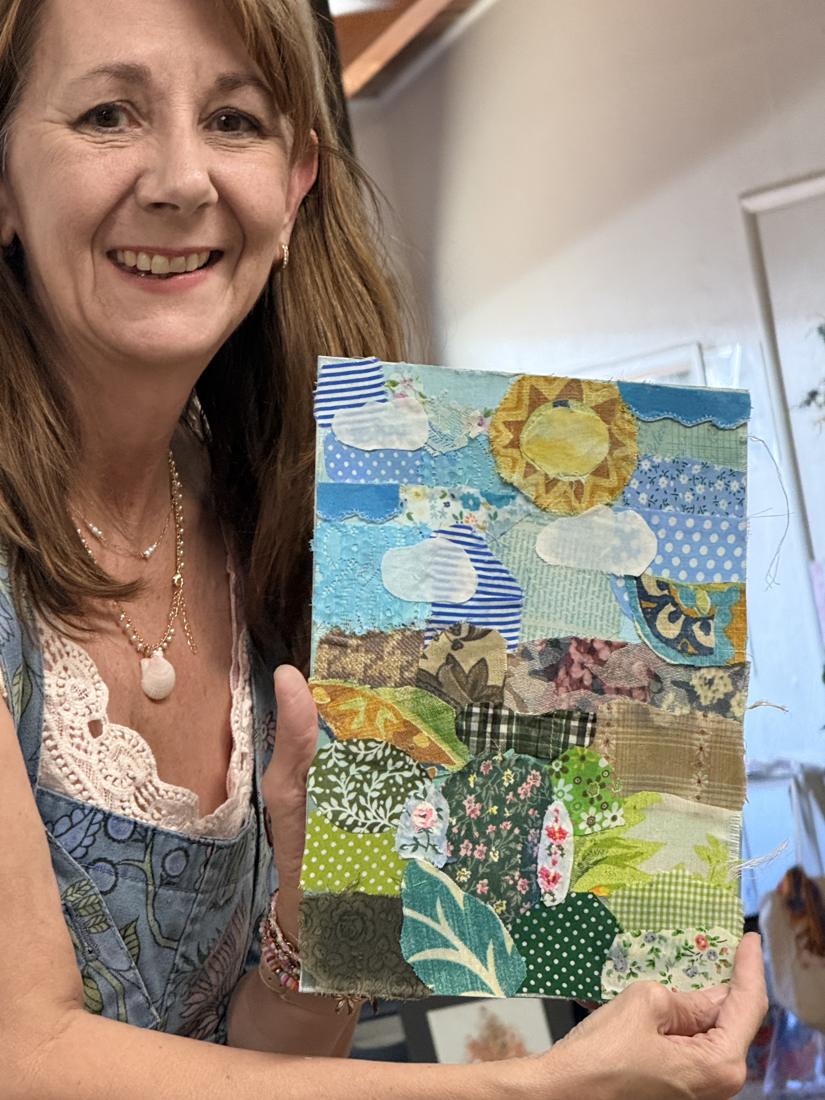 Crafters using Scorch Marker products at the Wildflower Conference