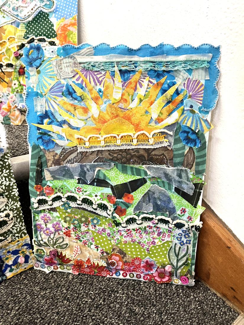 Crafters using Scorch Marker products at the Wildflower Conference