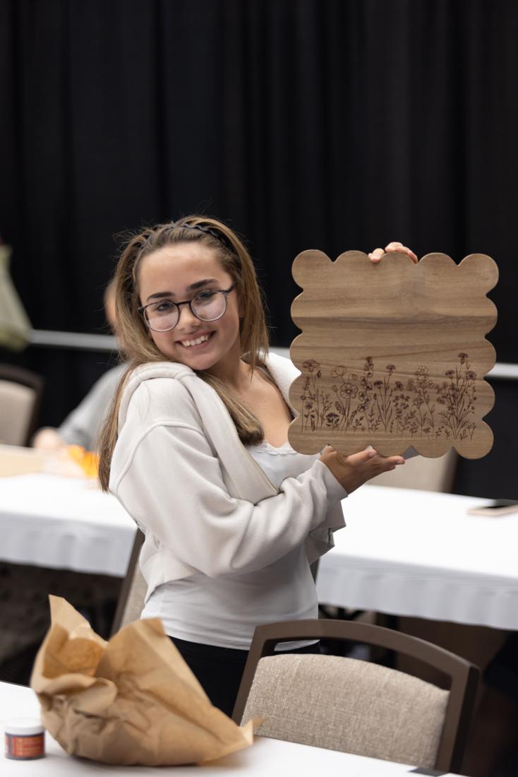 Crafters using Scorch Marker products at the Pinners Conference