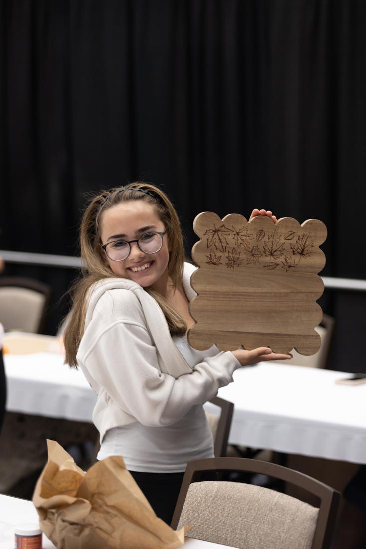 Crafters using Scorch Marker products at the Pinners Conference