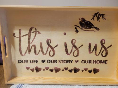 Customer photo: Mesh Stencils by Carol S.