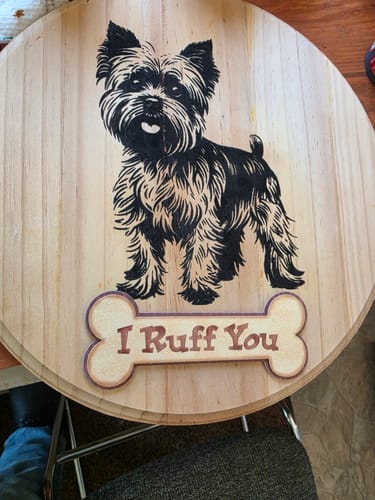 Customer photo: Mesh Stencils by Barbara B.