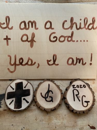 Customer photo: Mesh Stencils by Janet G.
