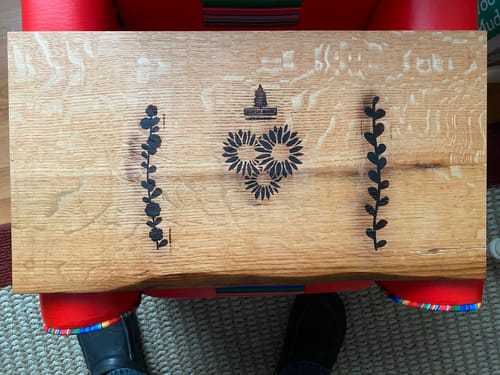 Customer photo: Mesh Stencils by Kevin H.