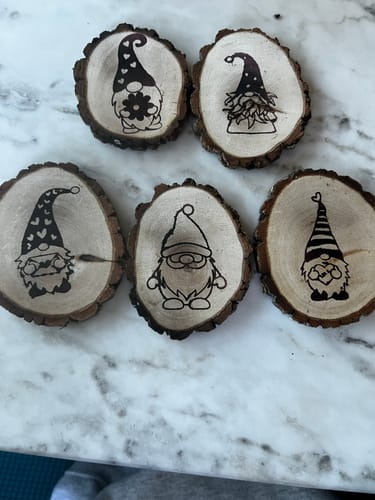 Customer photo: Wood Ornament Kit by David W.