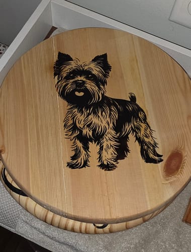 Customer photo: Mesh Stencils by Barbara B.