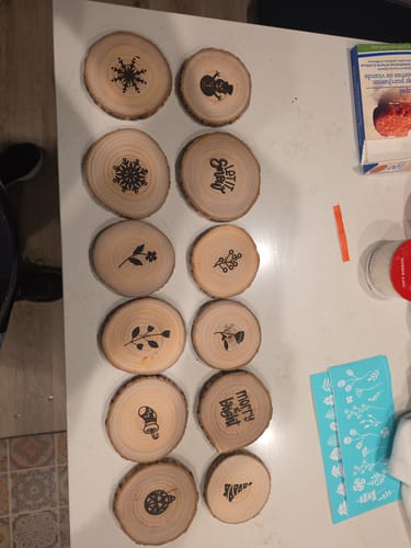 Customer photo: Mesh Stencils by Anngela P.
