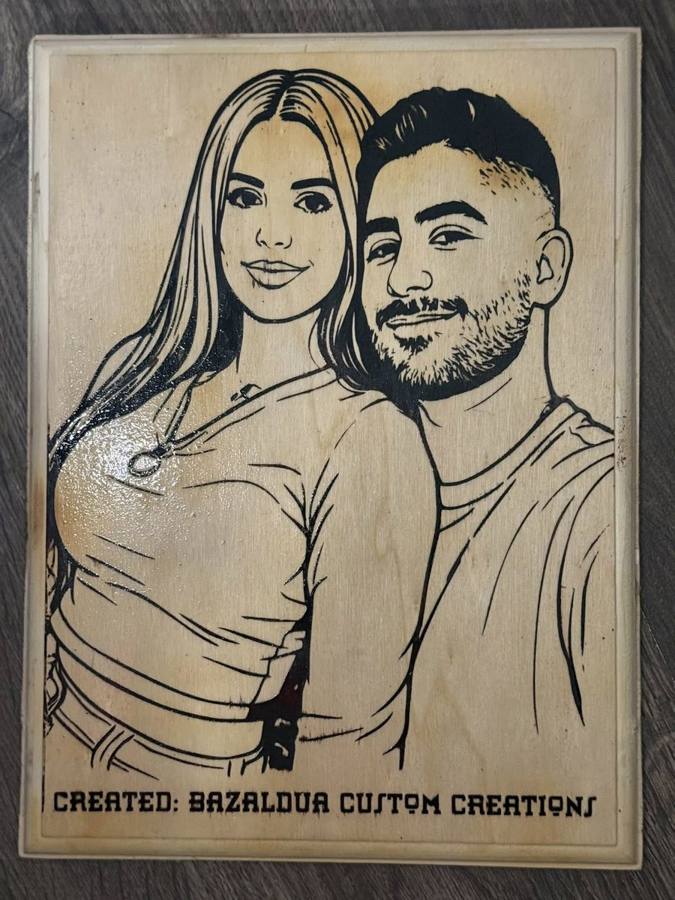 Wood burning project made with Scorch Marker by El Guero
