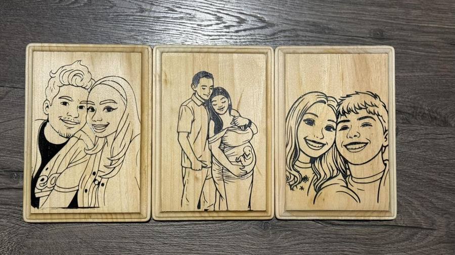 Wood burning project made with Scorch Marker by El Guero