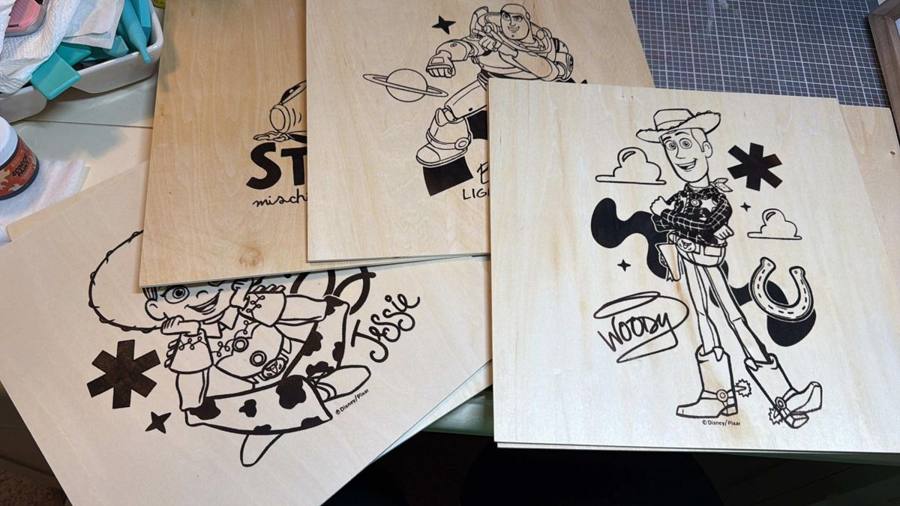 Wood burning project made with Scorch Marker by It's a chalk thing