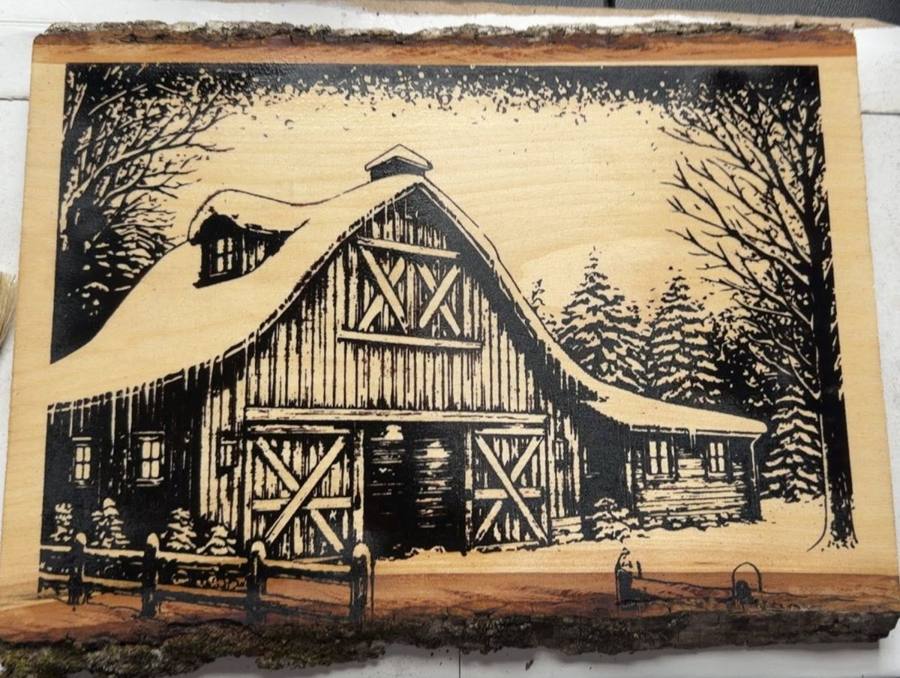 Wood burning project made with Scorch Marker by Kenneth Duncan