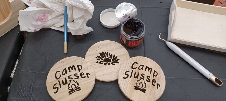 Wood burning project made with Scorch Marker by Oma's witchcraft