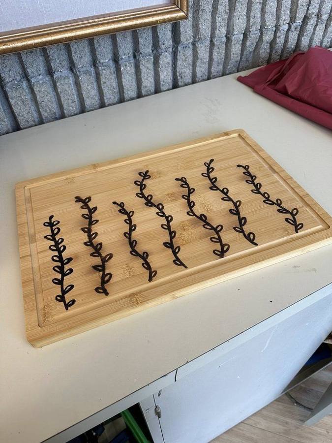 Wood burning project made with Scorch Marker by Oma's witchcraft