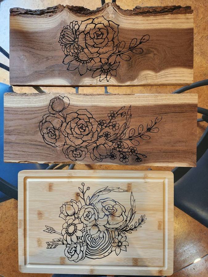 Wood burning project made with Scorch Marker by Sheryl Whiteman Madura