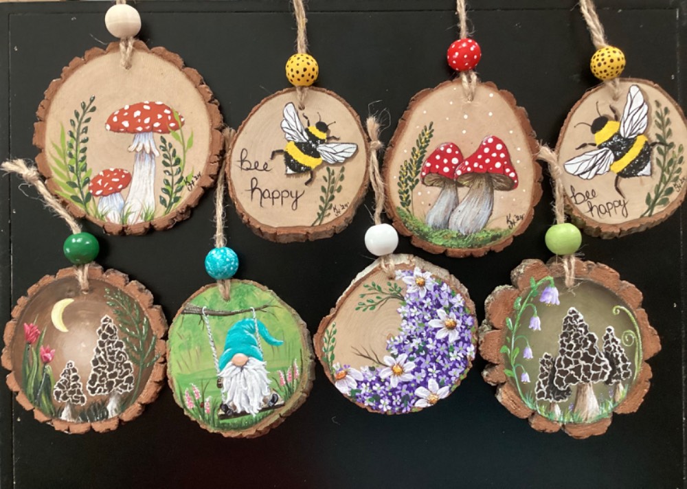 Customer photo: Wood Ornament Kit by Kathy